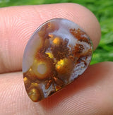 Mexican Fire Agate with Segenite Needles- 16.9ct