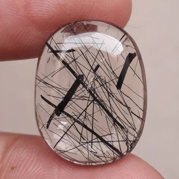 Black Rutile Quartz - 19.4ct