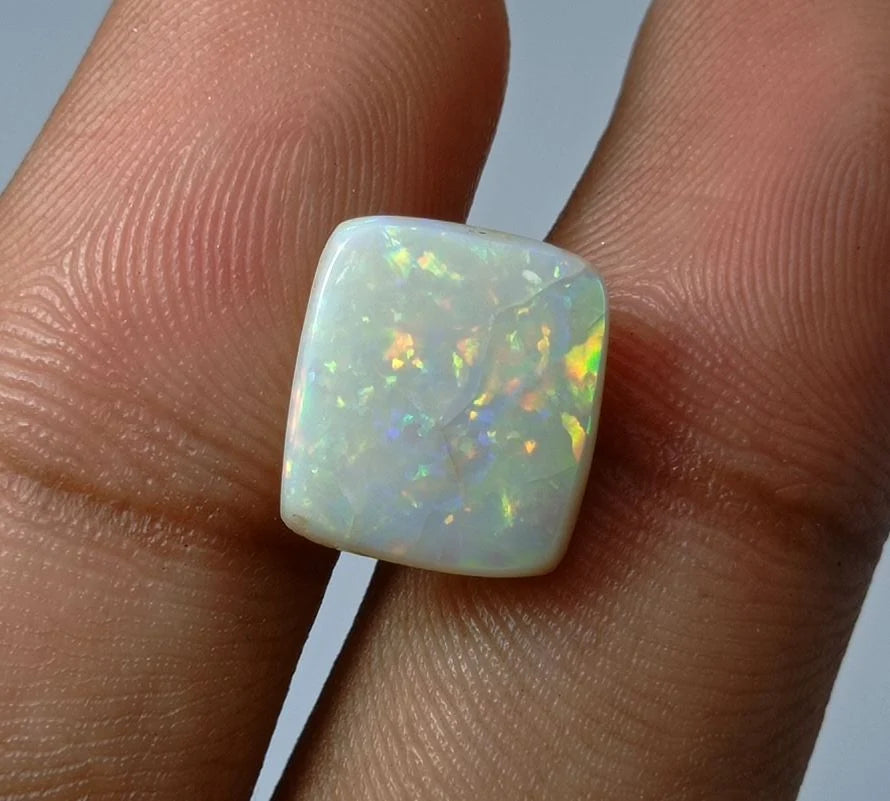 Australian White Fire Opal - 4.1ct