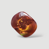 8.2ct Mexican Unique Fire Agate, Fire Agate Cabochon - Perfect Gemstone Gift For All, Flowery Fire Agate, Dimensions 14x11mm