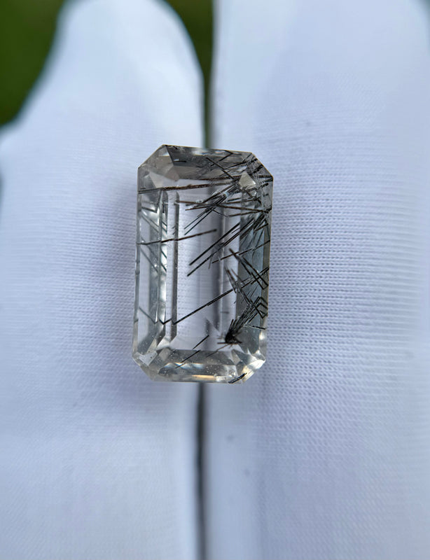 Black Rutile Quartz - 9.15ct