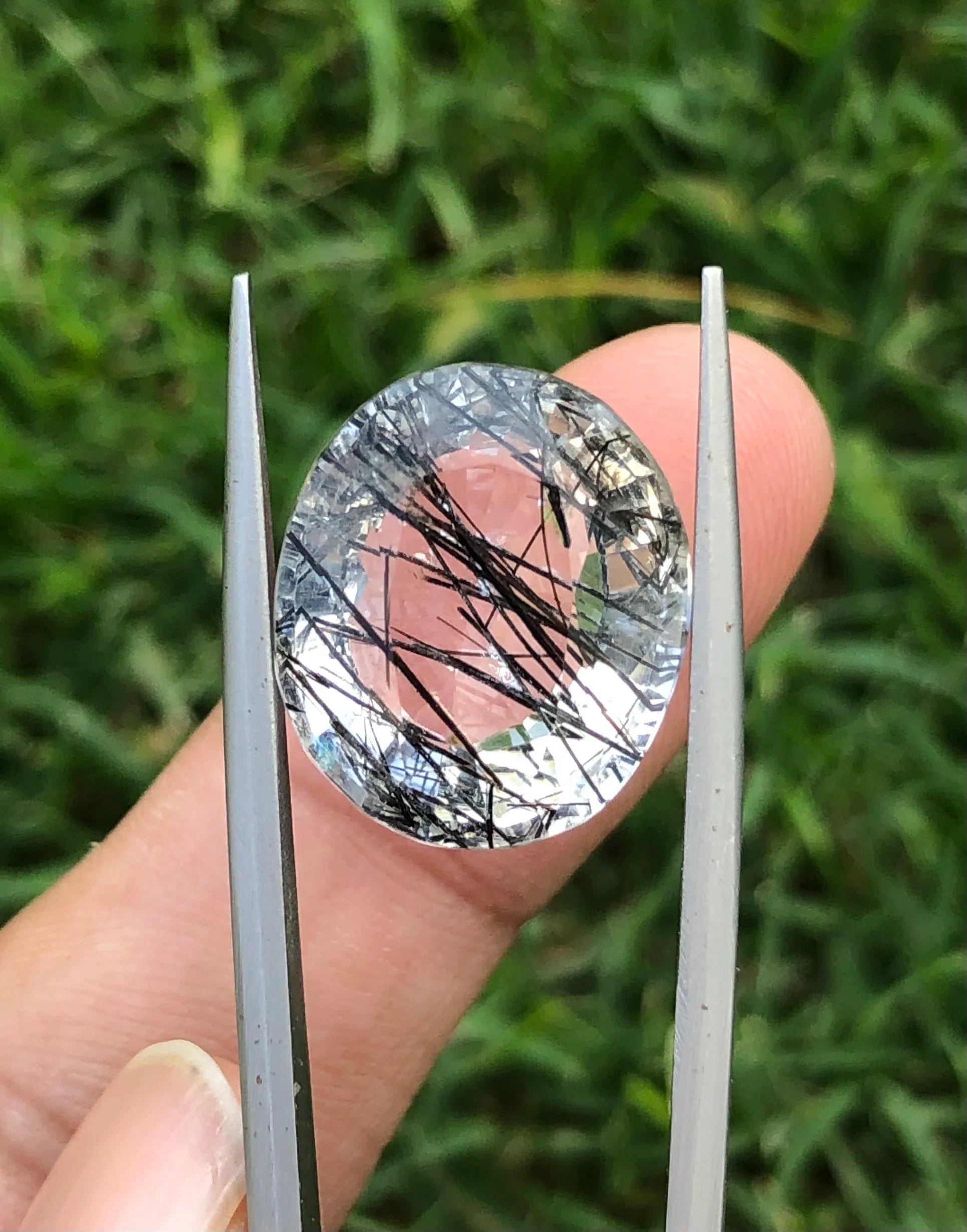 Black Rutile Quartz - 16ct