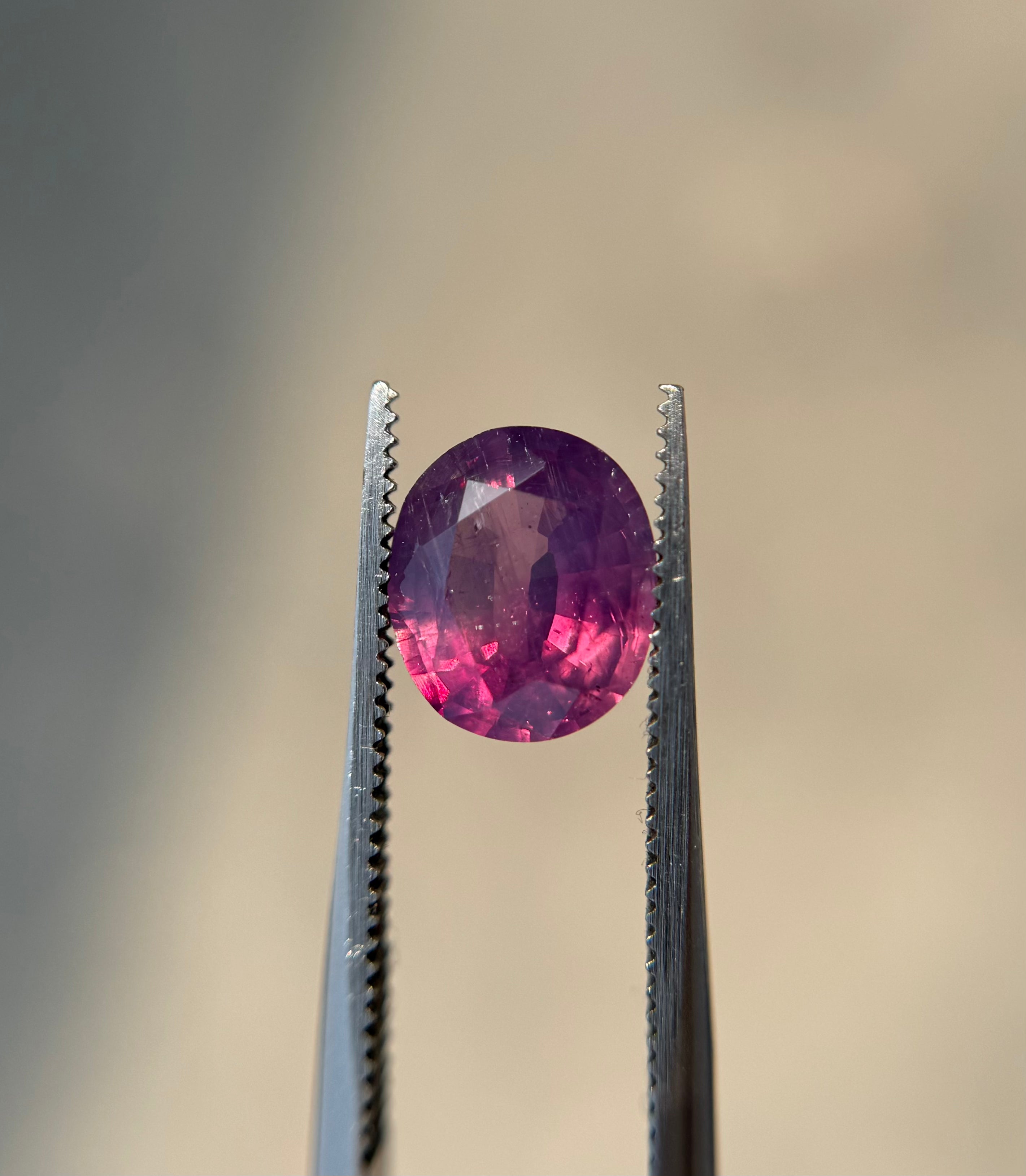 Bi-Color Kashmiri Sapphire - 2.3ct