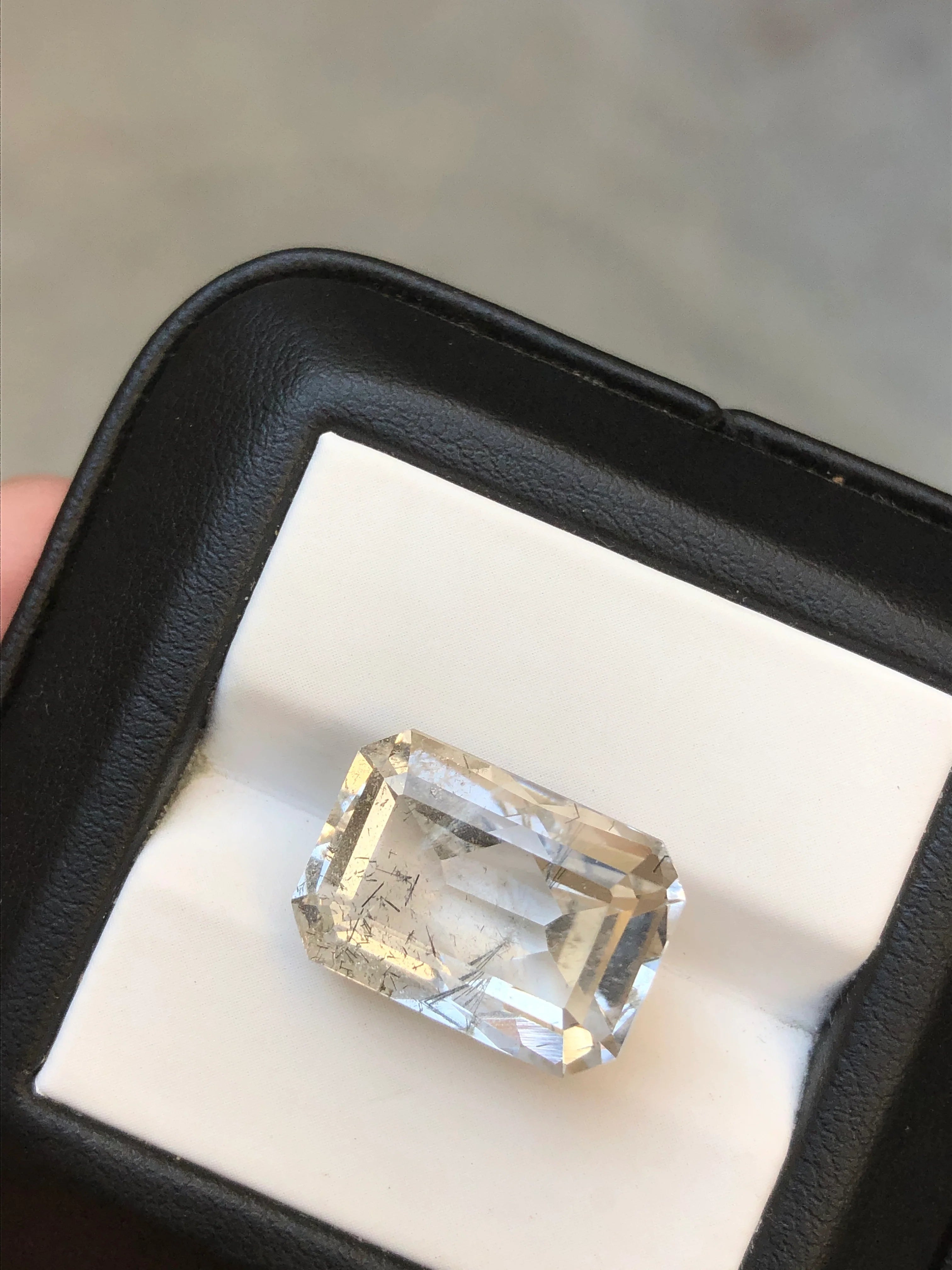 Black Rutile Quartz - 12.5ct