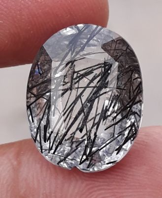 Black Rutile Quartz - 15ct