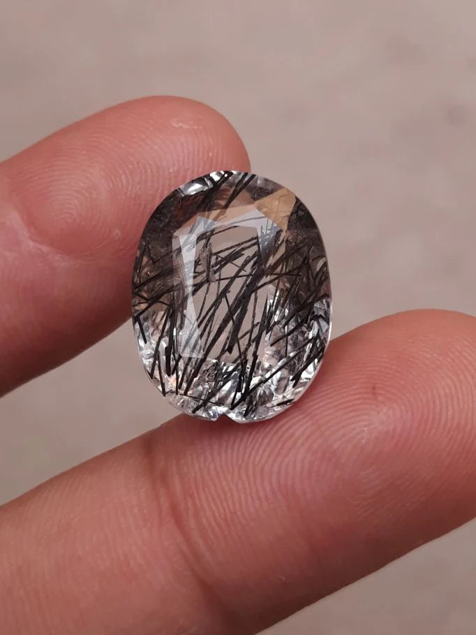 Black Rutile Quartz - 15ct