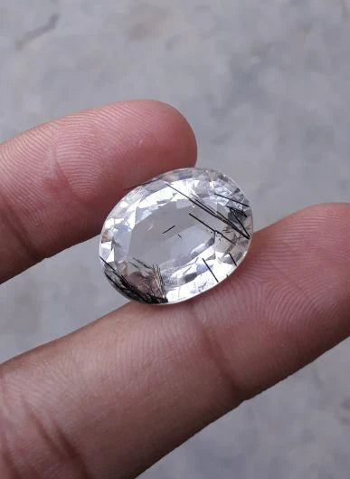 Black Rutile Quartz - 19.5ct