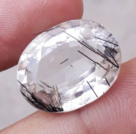 Black Rutile Quartz - 19.5ct