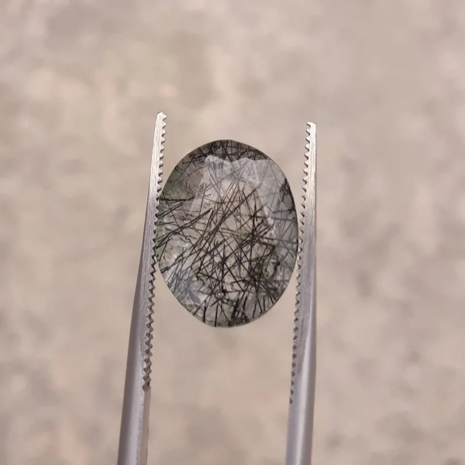 Black Rutile Quartz - 7.7ct
