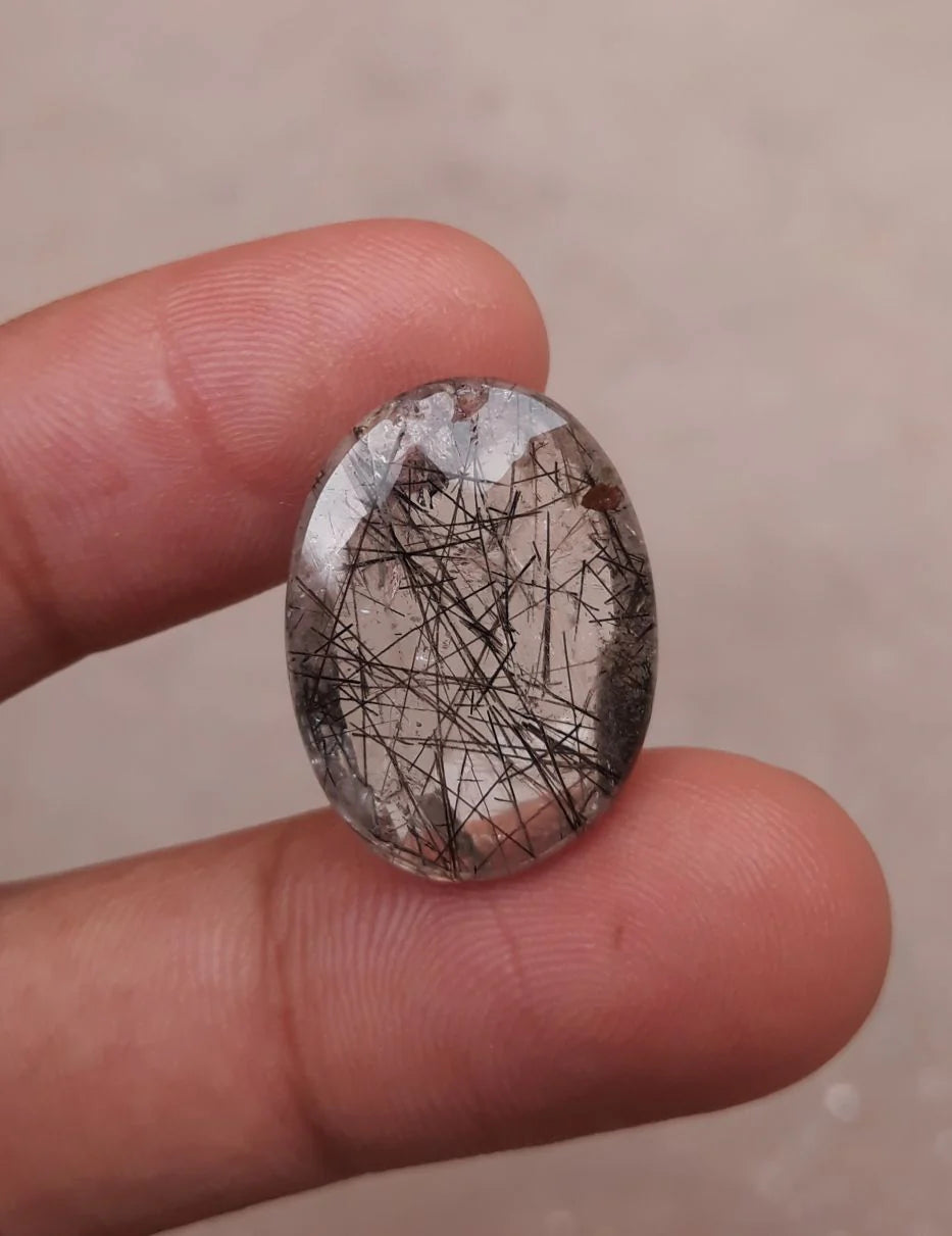 Black Rutile Quartz - 15ct