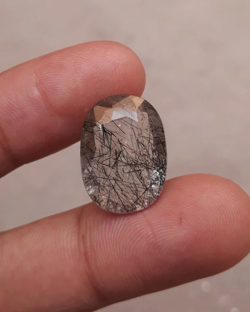 Black Rutile Quartz - 15ct