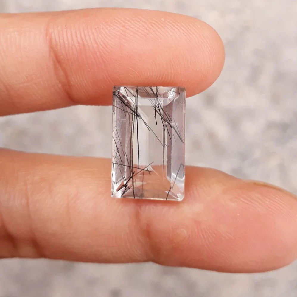 Black Rutile Quartz - 5.8ct