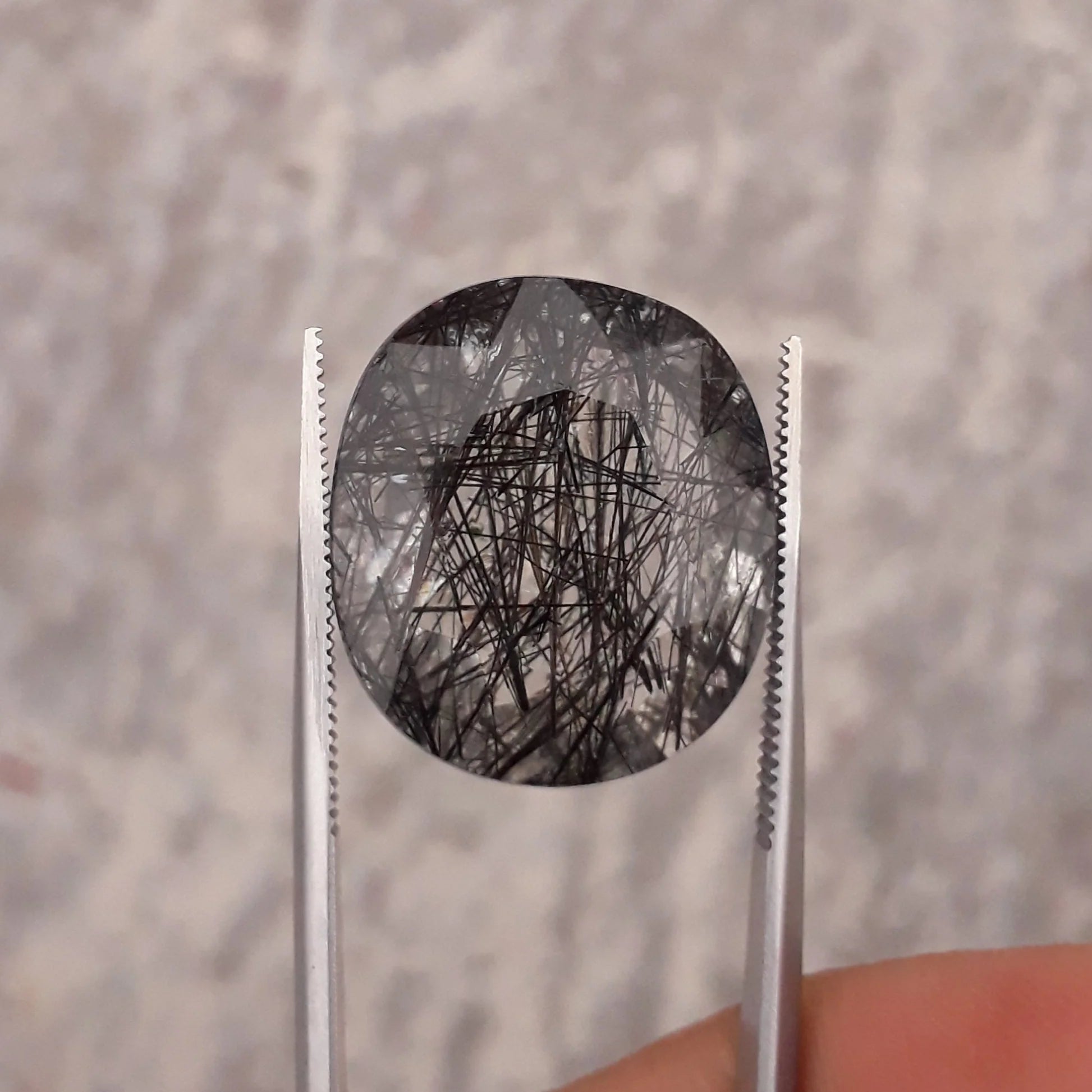 Black Rutile Quartz - 26ct