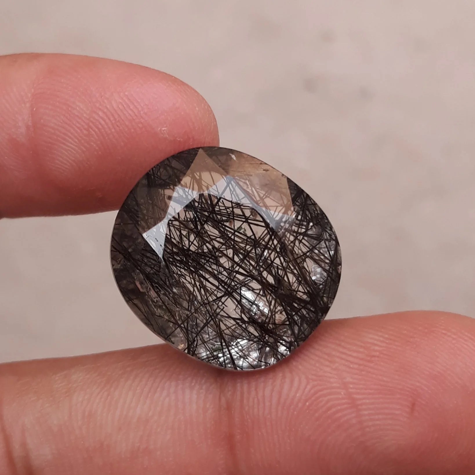 Black Rutile Quartz - 26ct
