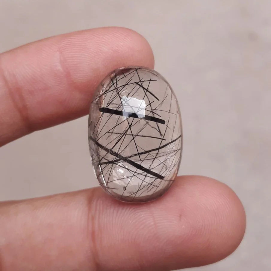 Black Rutile Quartz - 34.5ct