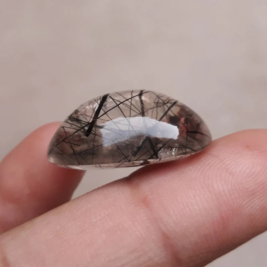 Black Rutile Quartz - 34.5ct
