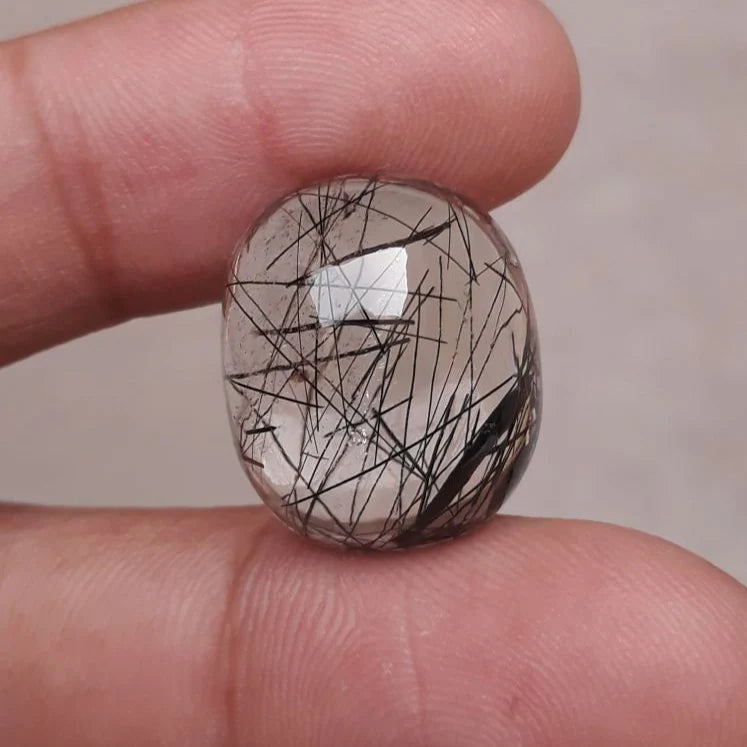 Black Rutile Quartz - 23ct