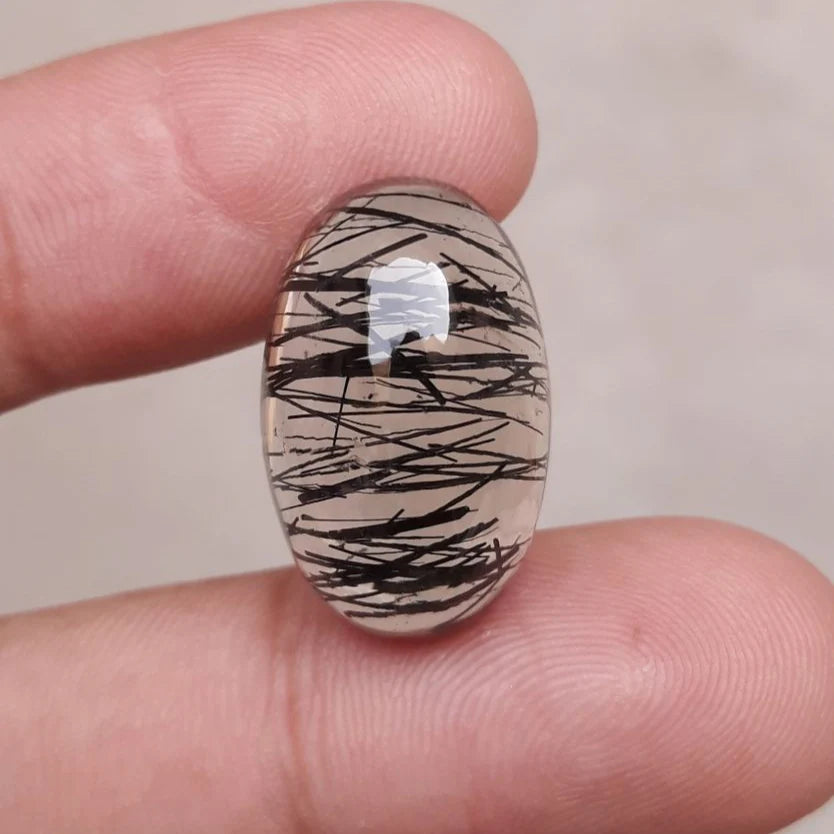 Black Rutile Quartz - 20ct