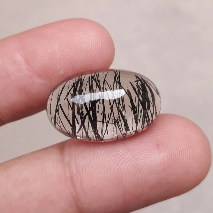 Black Rutile Quartz - 20ct