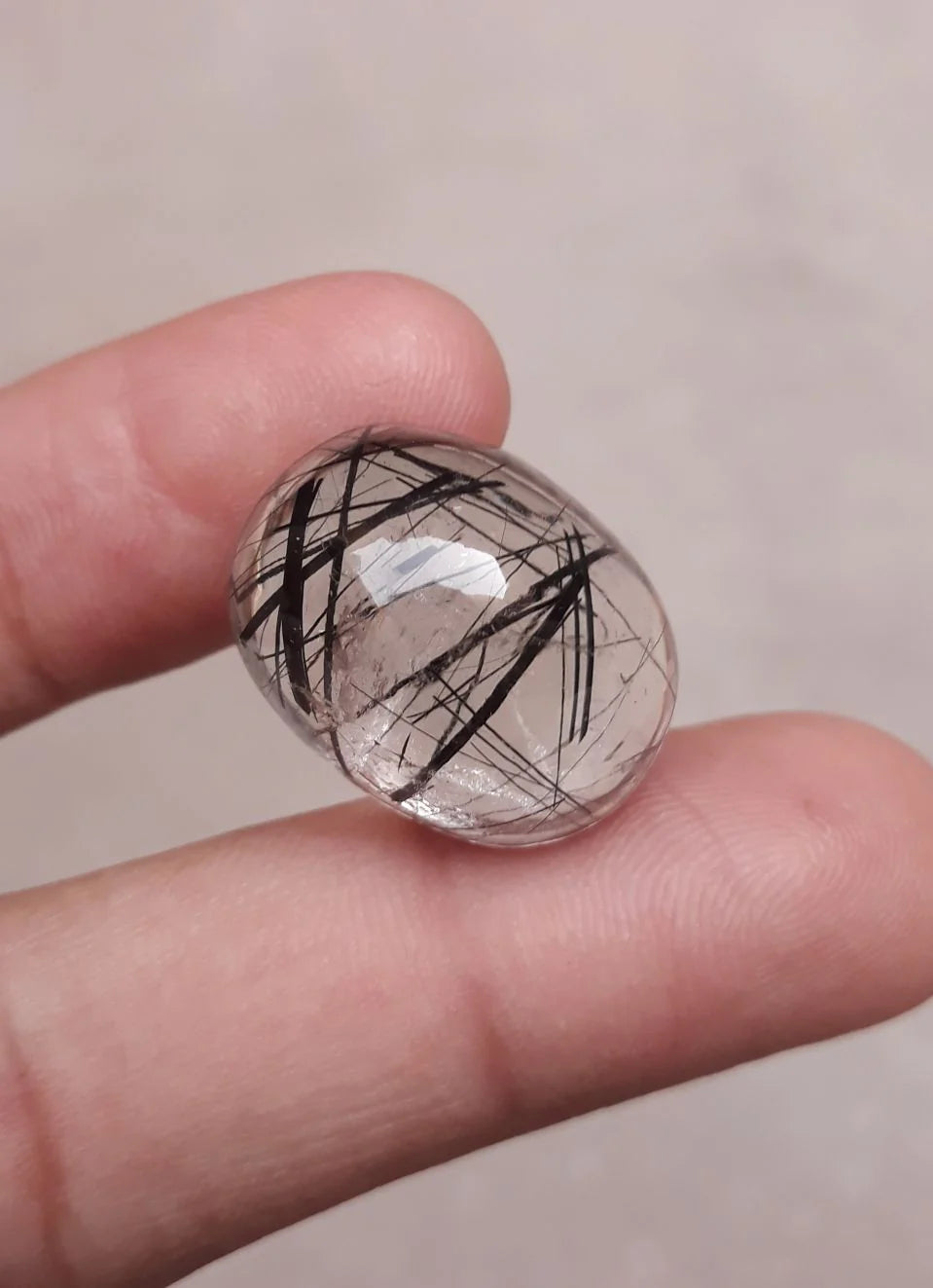 Black Rutile Quartz - 15.6ct