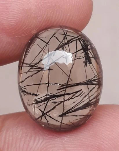 Black Rutile Quartz - 16ct
