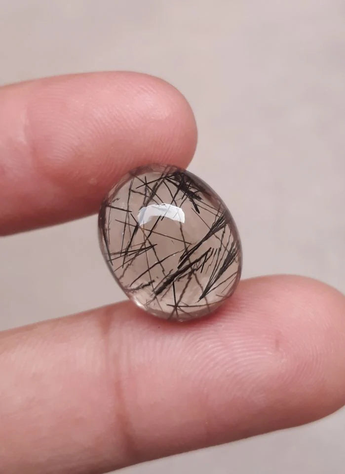 Black Rutile Quartz - 16ct
