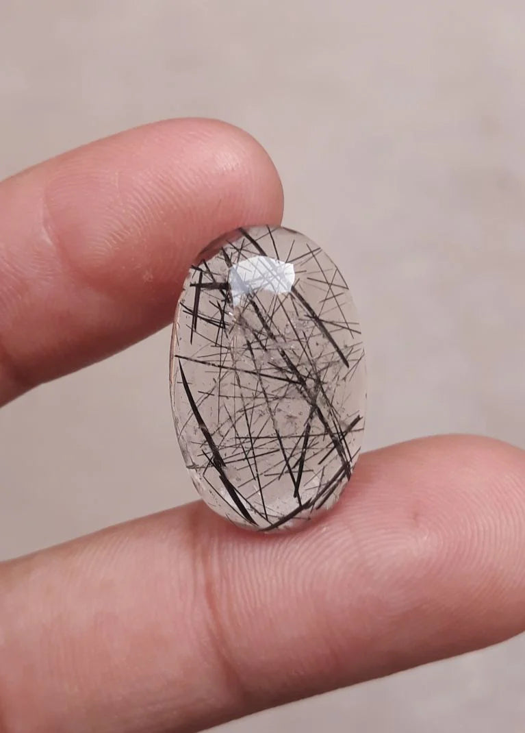 Black Rutile Quartz - 16.8ct