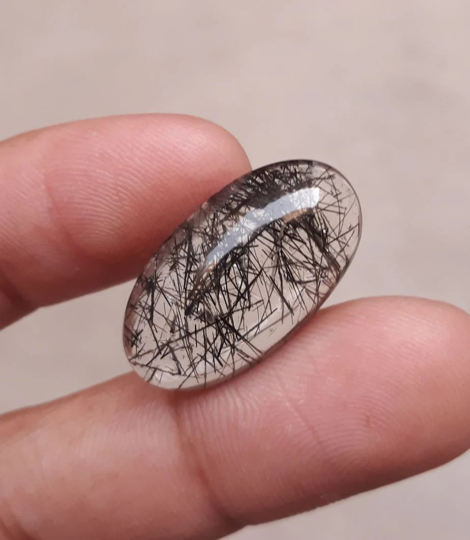 Black Rutile Quartz - 15.9ct