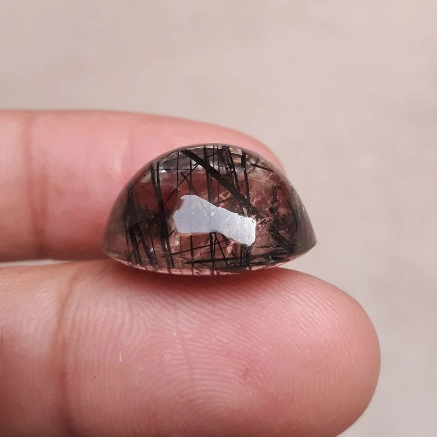 Black Rutile Quartz - 24ct