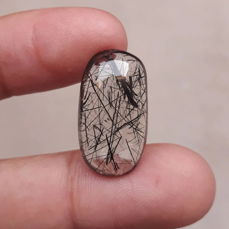 Black Rutile Quartz - 17.2ct