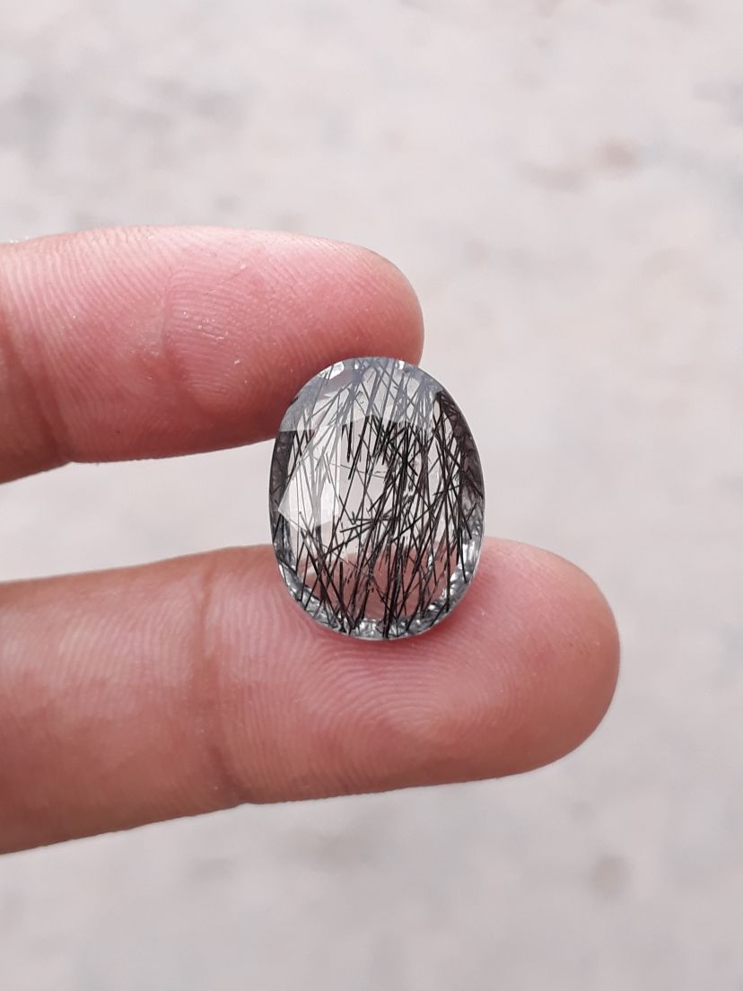 Black Rutile Quartz - 12ct