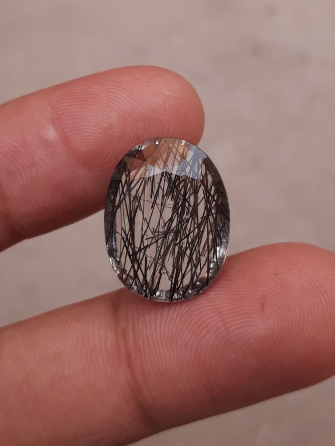 Black Rutile Quartz - 12ct