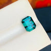 Tourmaline 3.35 ct Dark Greenish blue Color Natural Certified