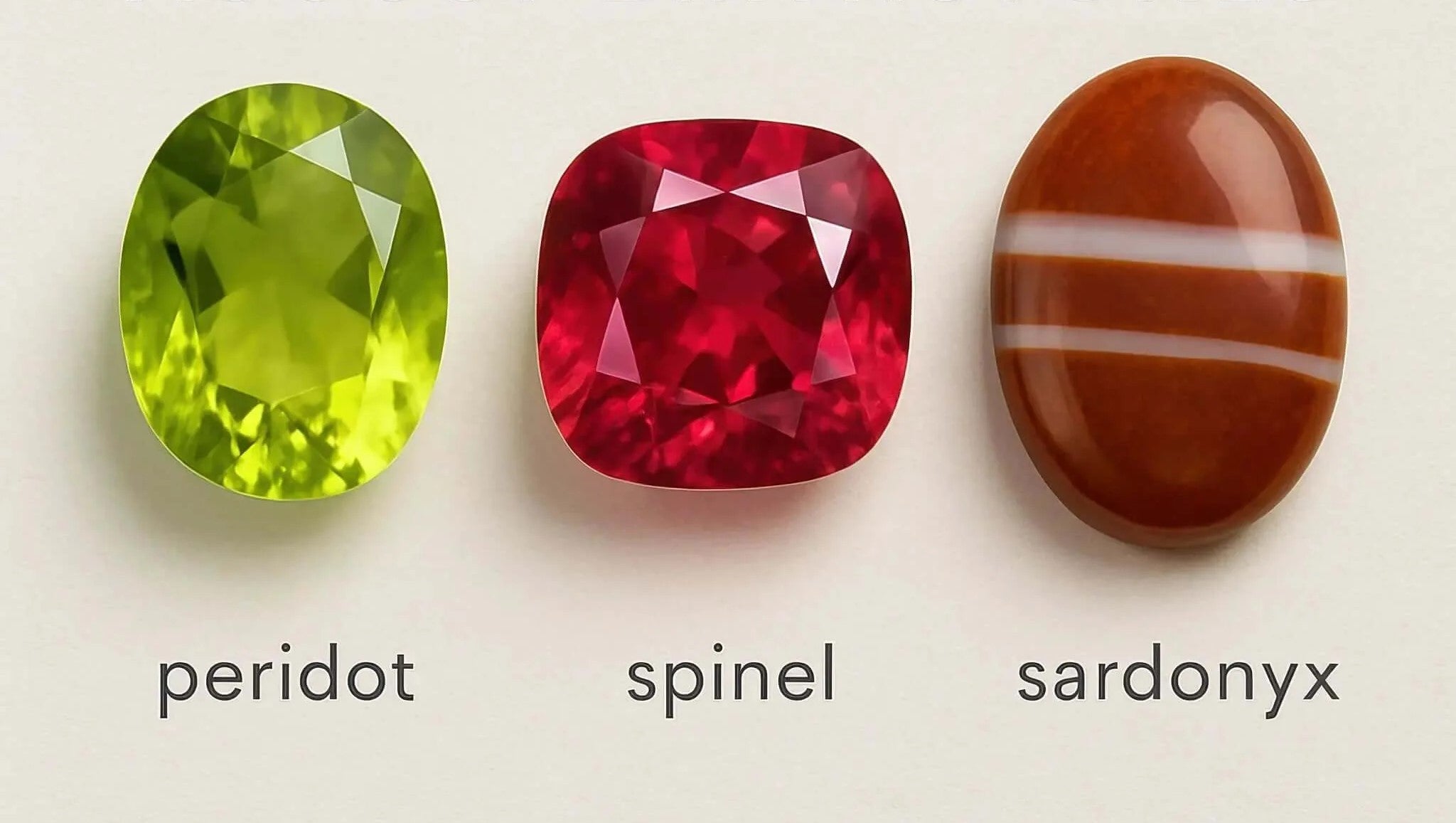 Birthstone for August - Leo (July 23 – August 22) Virgo (August 23 – September 22)