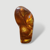 10ct Attractive Fire Agate Suitable for Pendant, Rare Fire Agate, Yellow Fire Agate - Dimensions - 20x10 mm