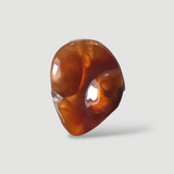 13.2ct Mexican Fire Agate, Rare Fire Agate - Golden Fire Agate, Perfect gemstone Gift, Rare Gemstone than Diamonds, Dimensions - 18x14mm