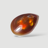 15.5ct Mexican Fire Agate, Rare Fire Agate, Pear Cabochon Fire Agate for Ring and Pendant - Perfect gemstone Gift, Dimensions - 18 x 12 mm