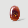 17.5ct Mexican Fire Agate suitable for Ring, Rare Fire Agate - Dimensions 21x14mm