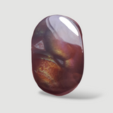 17.8 Dragon Scales Pattern, Mexican Fire Agate suitable for Ring, Rare Fire Agate - Dimensions 21x14mm