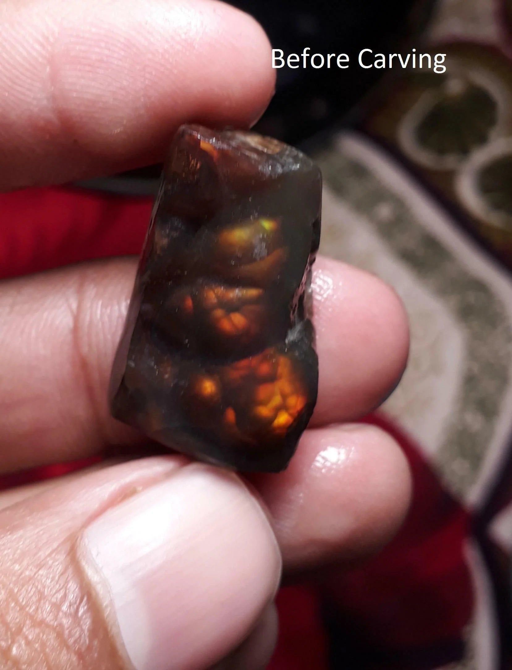 Mexican Fire Agate -21.5ct
