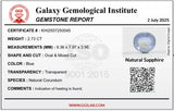 Natural Sapphire loose gemstone 2.73 carats GGI certified