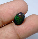 Black Faceted Fire Opal - 2.2ct