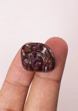 Purple Green Mexican Fire Agate - 23.8ct