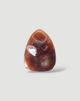 27.8ct Mexican Fire Agate, Rare Fire Agate, Pear Fire Agate For Pendant -Polished fire agate , Rare Gemstone than Diamonds, Dimensions 23 x 17 mm