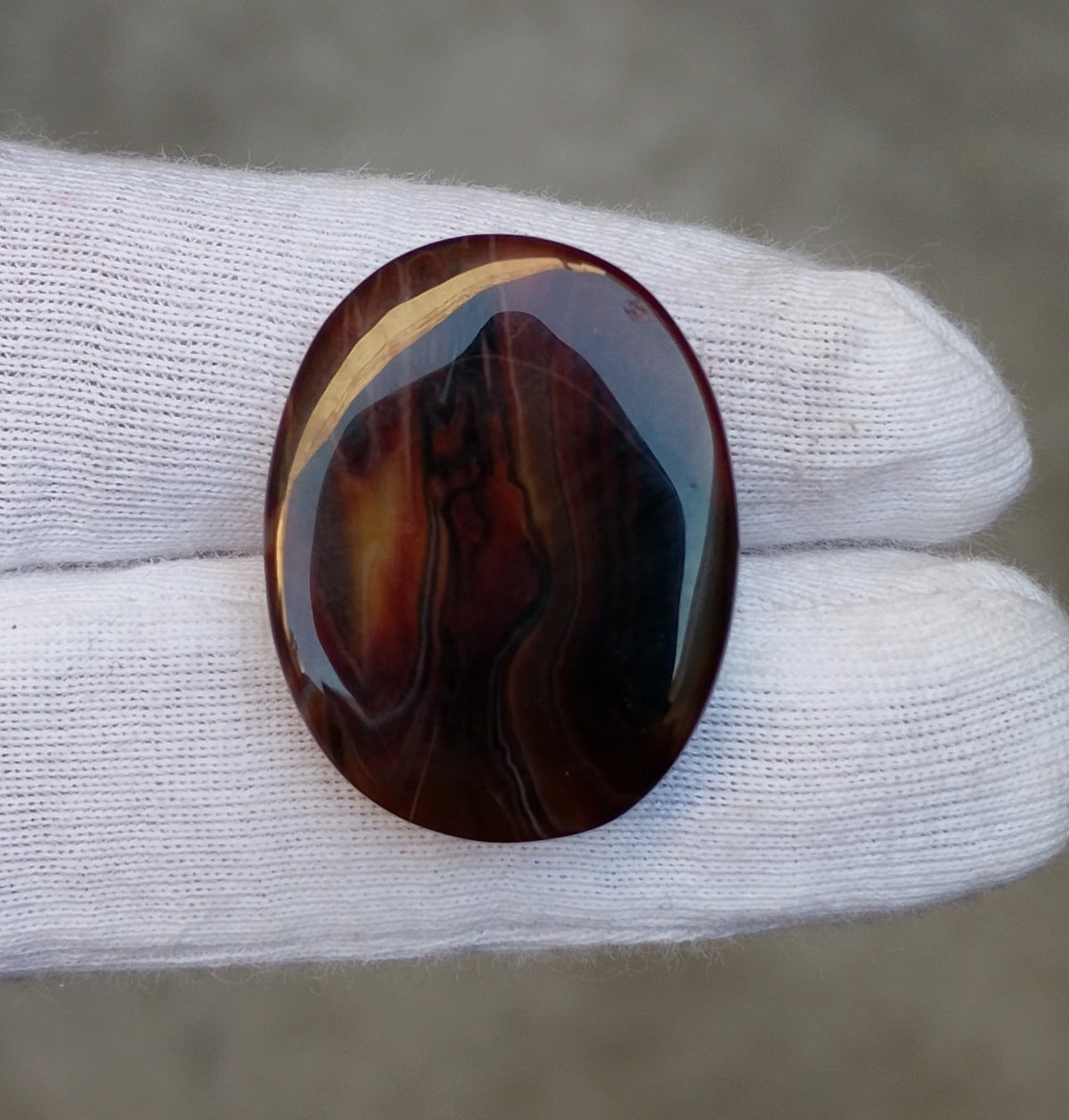 Rare Agate Cabochon - Allah Written Naturally 30.3ct