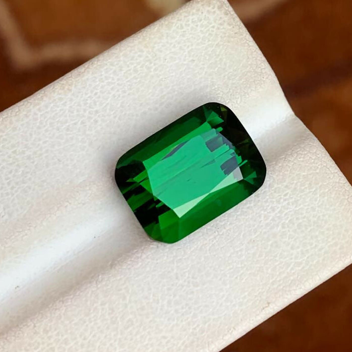 Tourmaline 11.01 ct Dark Green Color Natural Certified