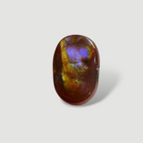 7.25ct Mexican Fire Agate, Rare Fire Agate, Oval Fire Agate - Perfect gemstone Gift, Yellow-Purple Fire Agate, Dimensions - 13x9x5mm