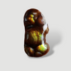 7.7 ct Mexican Carved Fire Agate, Dimensions 18x9x5mm