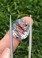 Black Rutile Quartz - 16ct