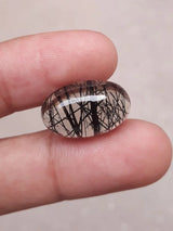 Black Rutile Quartz - 15.3ct